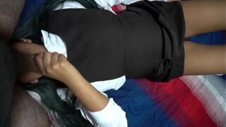 Trepando com uma morena gostosa