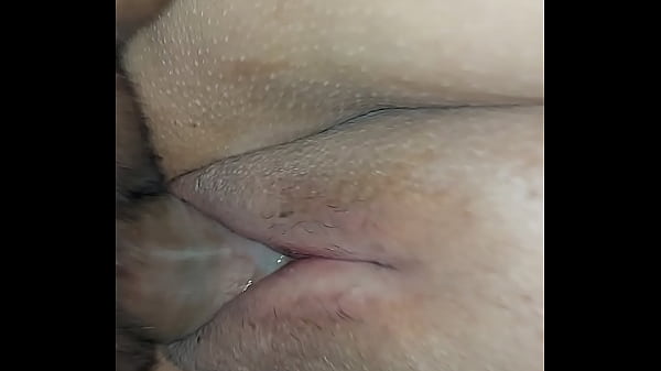 Gordinha bucetuda gozando na rola do amante