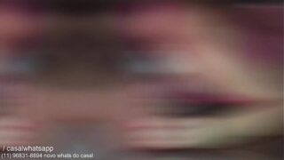 Sacanagem na quarentena esposa safada se divertiu fudendo