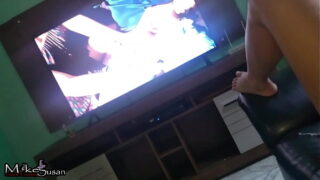 Coroa ruiva da bunda gostosa fazendo anal gostoso