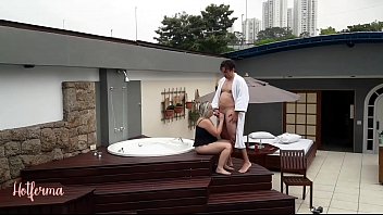 Fodendo a minha amante tarado com a minha esposa olhando